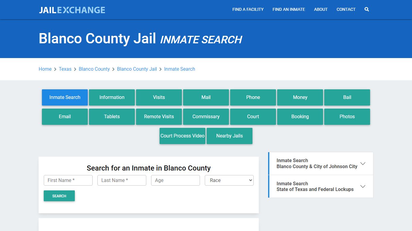 Blanco County Jail, TX Inmate Search: Roster & Mugshots