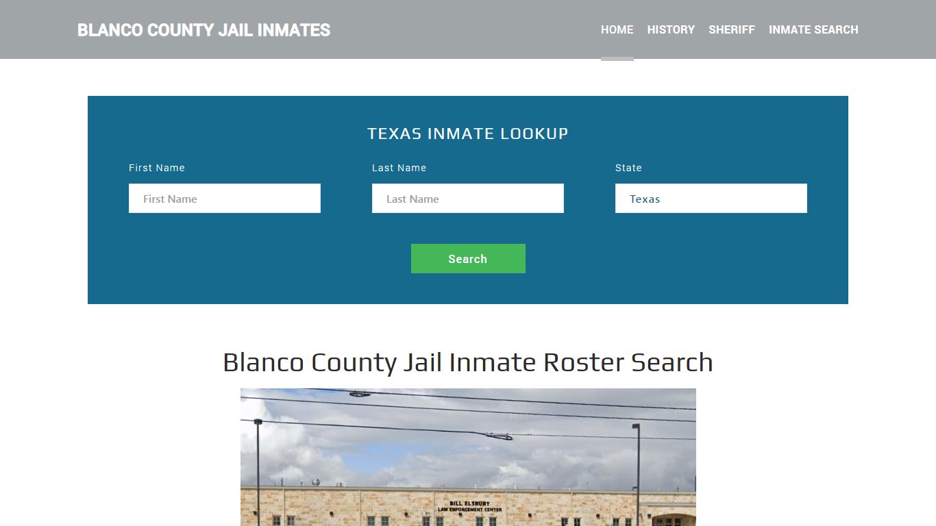 Blanco County Jail Inmate Roster Lookup, Johnson, TX